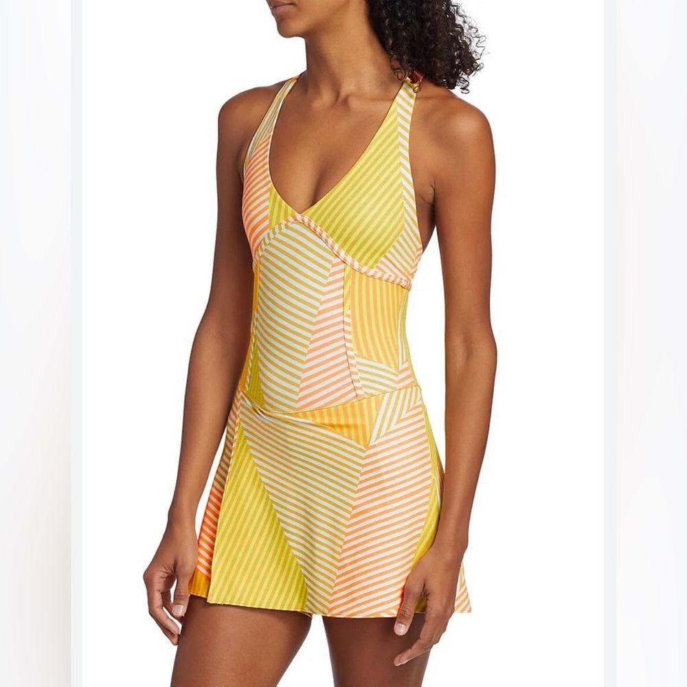 FP MOVEMENT drop shot printed skortsie